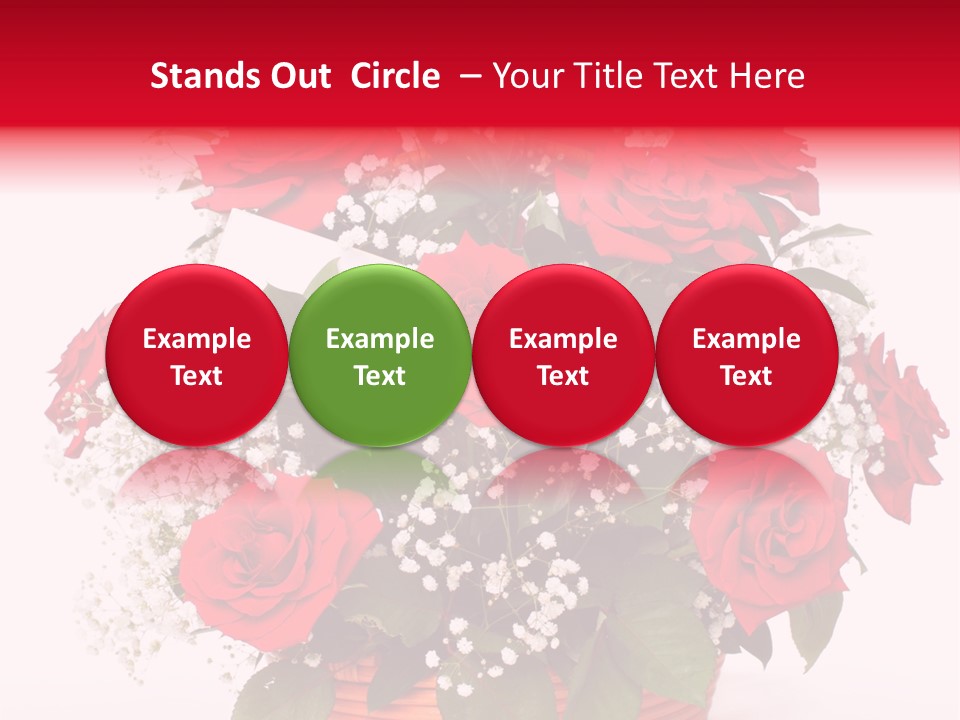 Anniversary Flowers PowerPoint Template