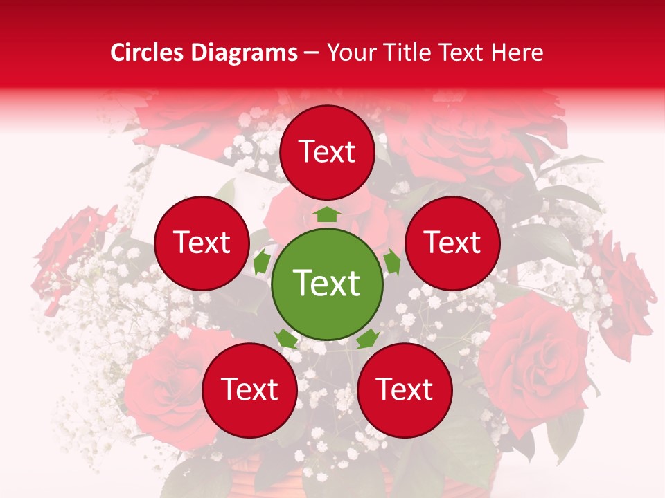 Anniversary Flowers PowerPoint Template