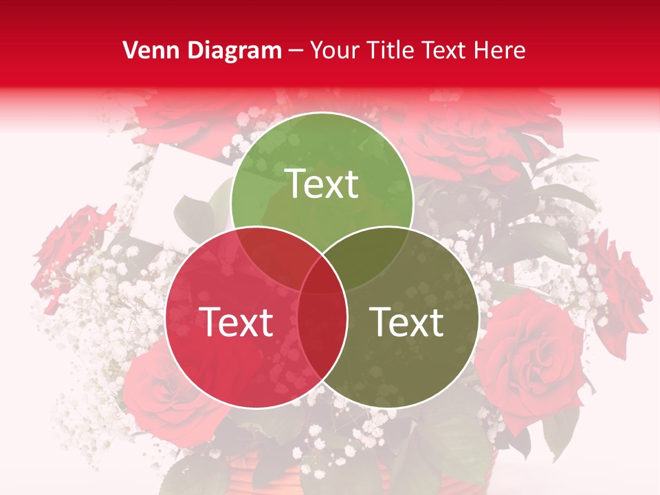 Anniversary Flowers PowerPoint Template