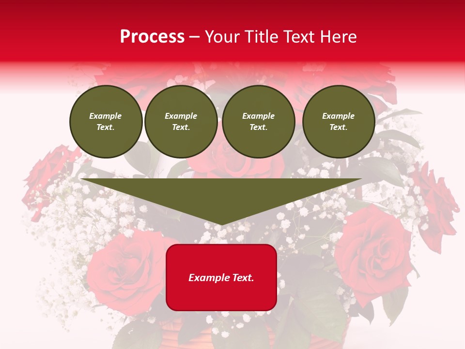 Anniversary Flowers PowerPoint Template