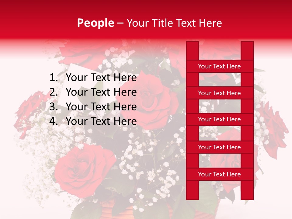 Anniversary Flowers PowerPoint Template