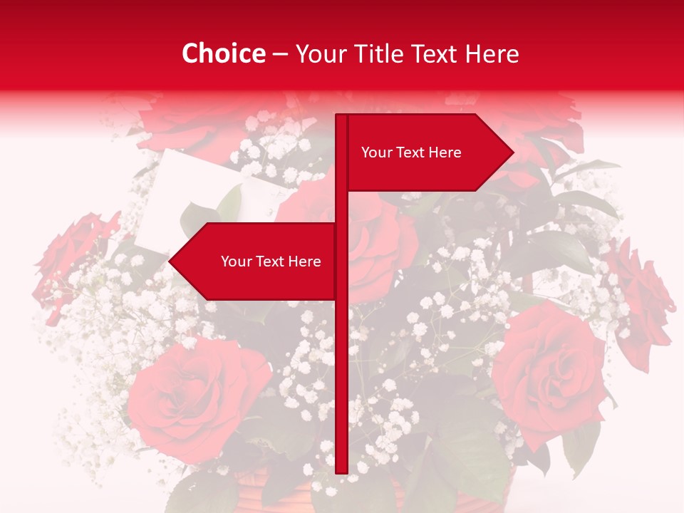 Anniversary Flowers PowerPoint Template