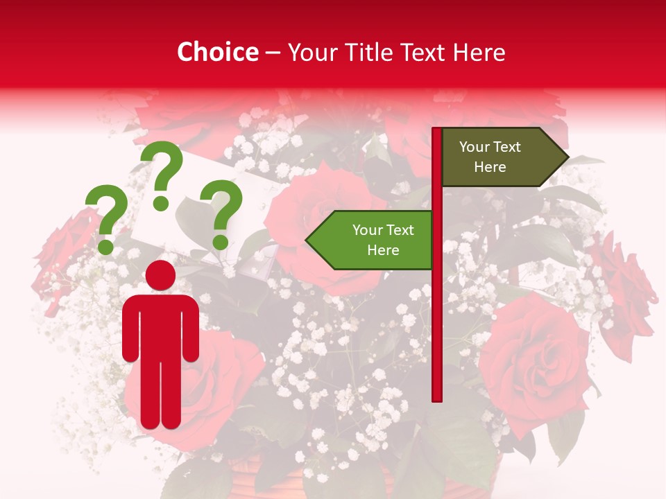 Anniversary Flowers PowerPoint Template