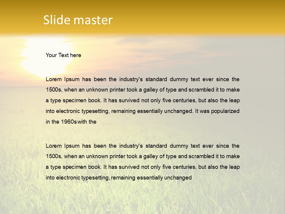 Landscape 480X800 PowerPoint Template