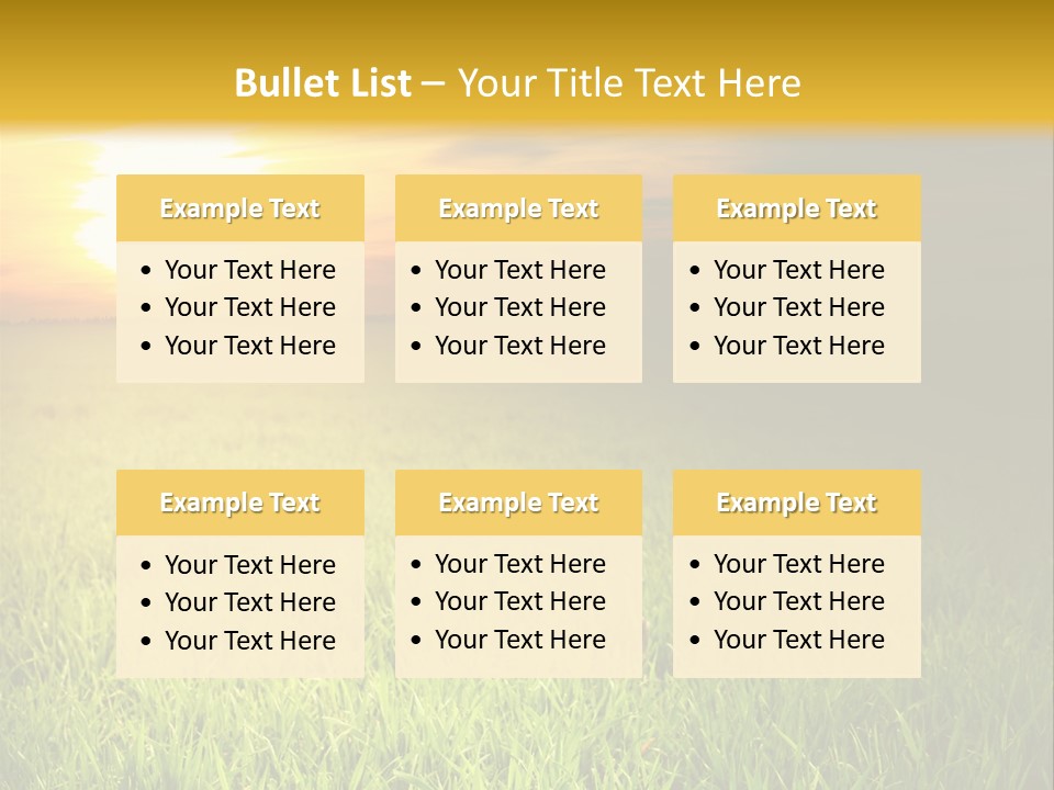 Landscape 480X800 PowerPoint Template