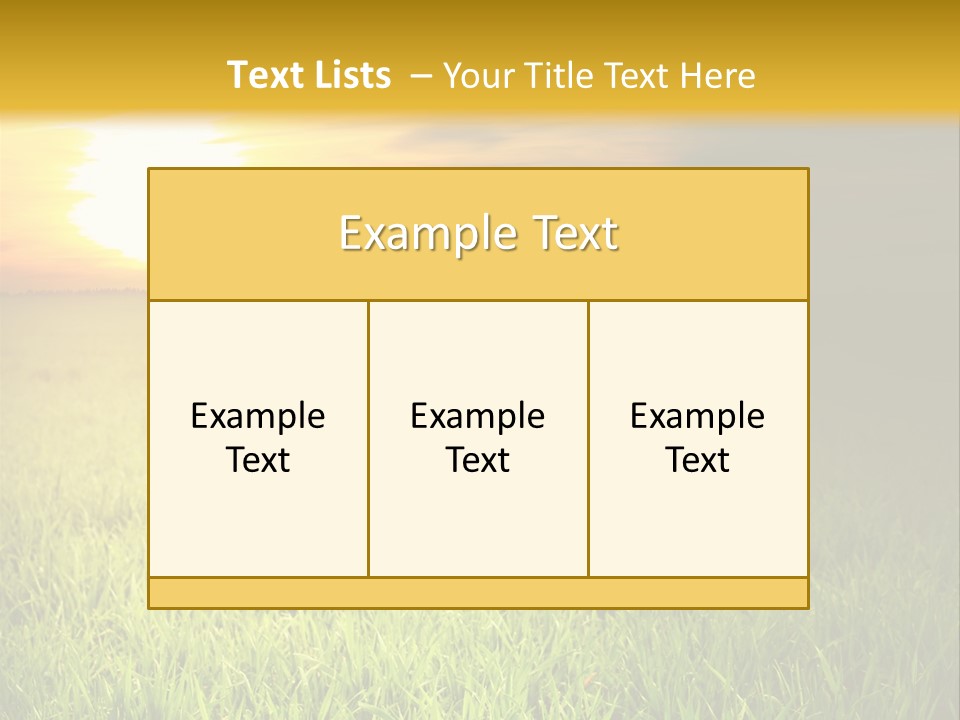 Landscape 480X800 PowerPoint Template