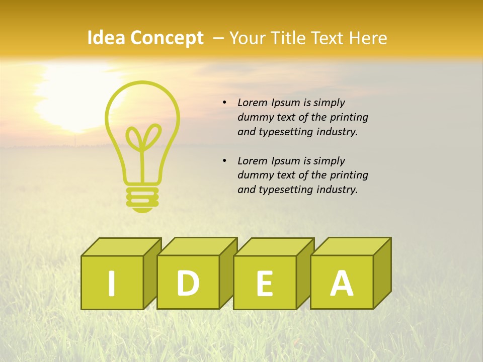 Landscape 480X800 PowerPoint Template