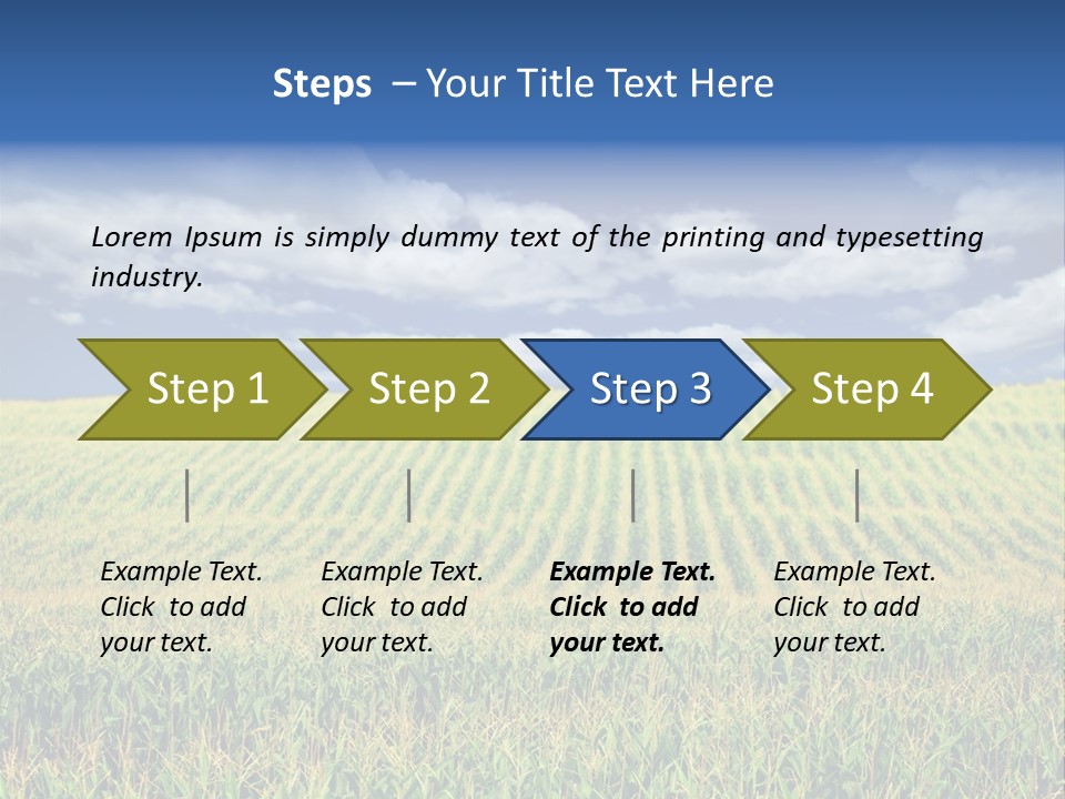 Corn Field PowerPoint Template