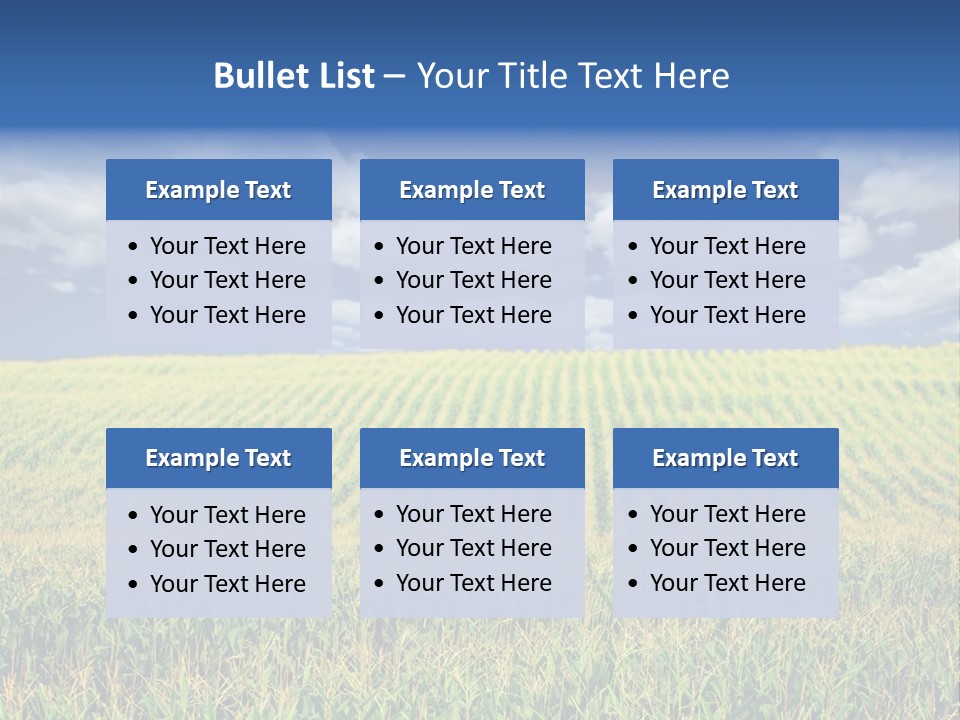 Corn Field PowerPoint Template