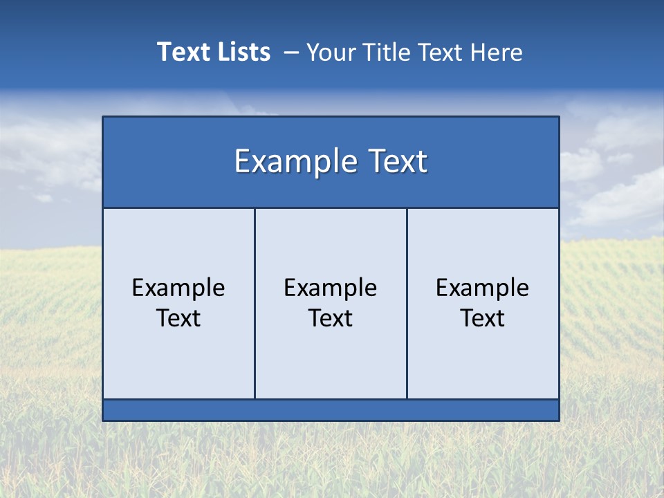 Corn Field PowerPoint Template