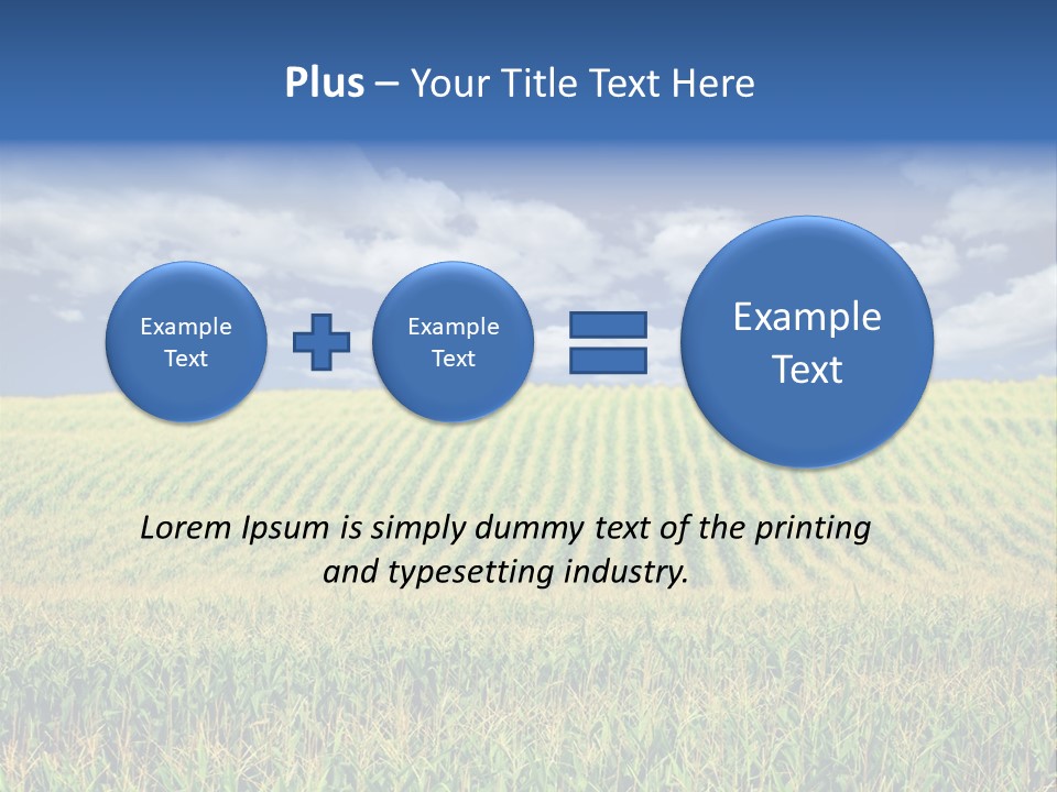 Corn Field PowerPoint Template
