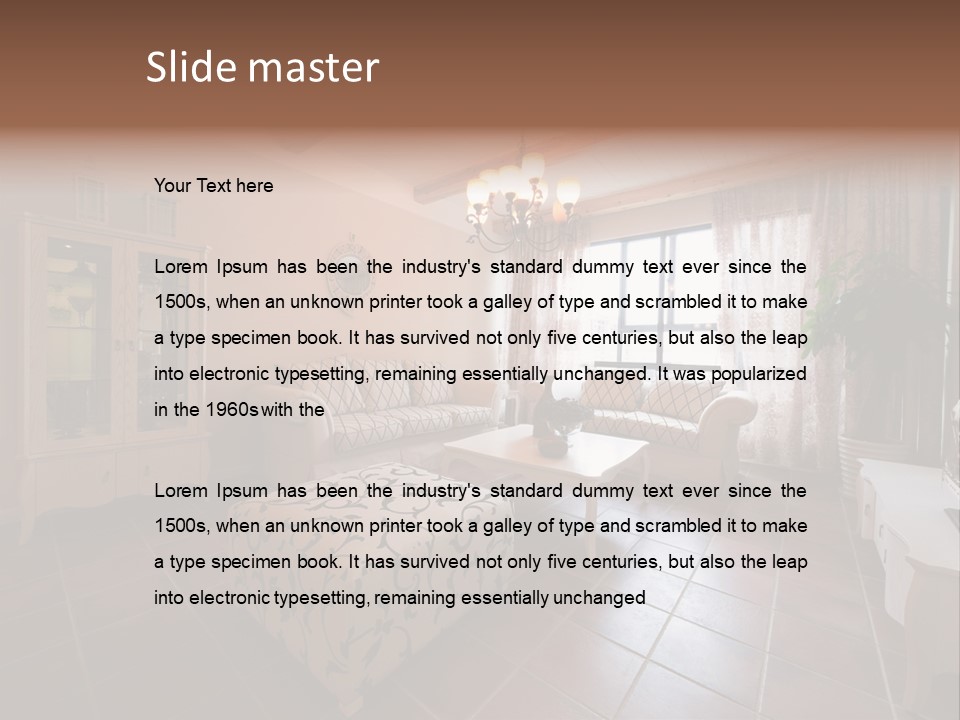 Modern Living Rooms 2013 PowerPoint Template