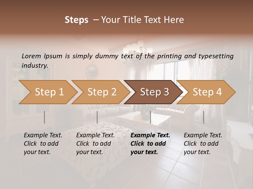 Modern Living Rooms 2013 PowerPoint Template
