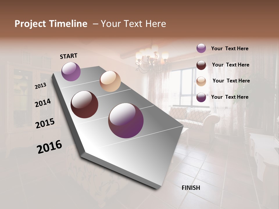 Modern Living Rooms 2013 PowerPoint Template