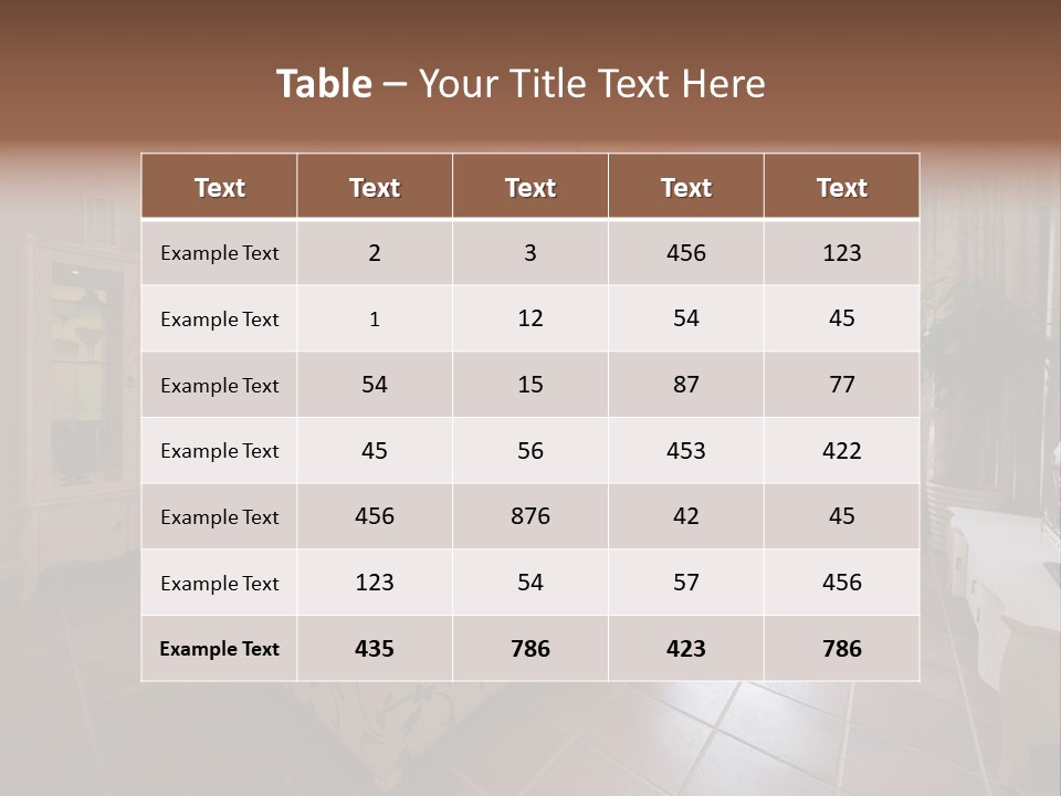Modern Living Rooms 2013 PowerPoint Template