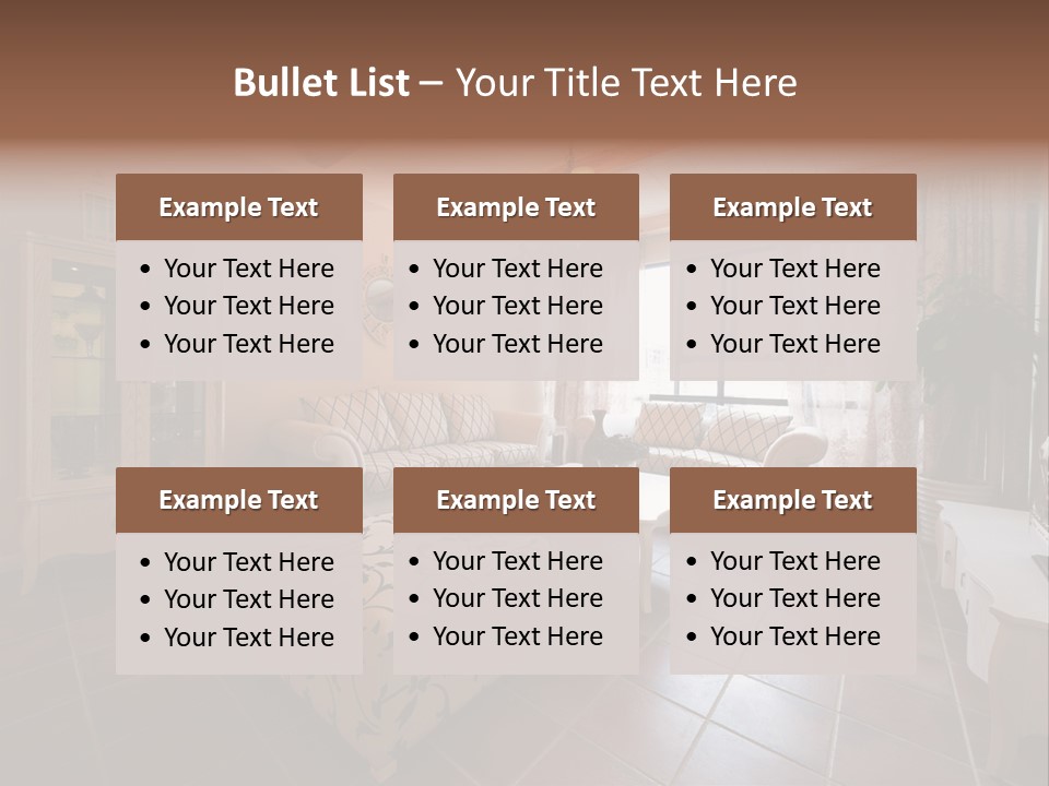 Modern Living Rooms 2013 PowerPoint Template