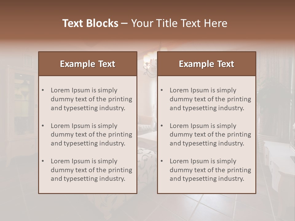 Modern Living Rooms 2013 PowerPoint Template