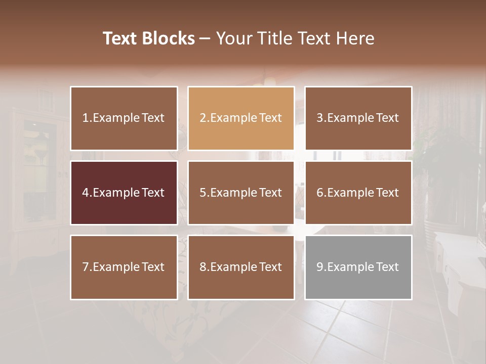 Modern Living Rooms 2013 PowerPoint Template