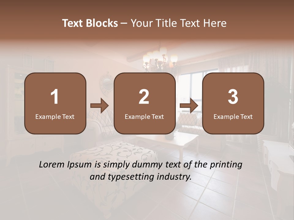 Modern Living Rooms 2013 PowerPoint Template