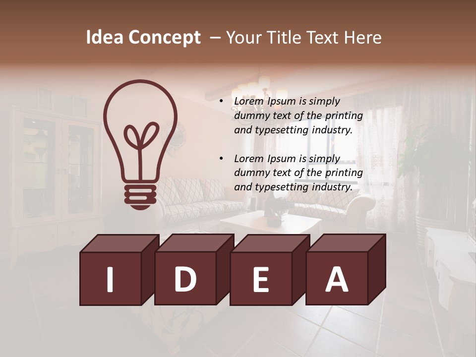 Modern Living Rooms 2013 PowerPoint Template