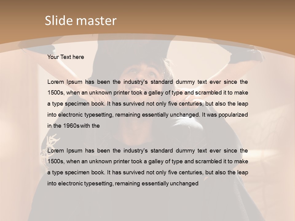 Attractive Apartment Pleasure PowerPoint Template