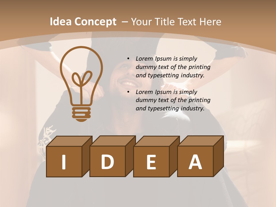 Attractive Apartment Pleasure PowerPoint Template