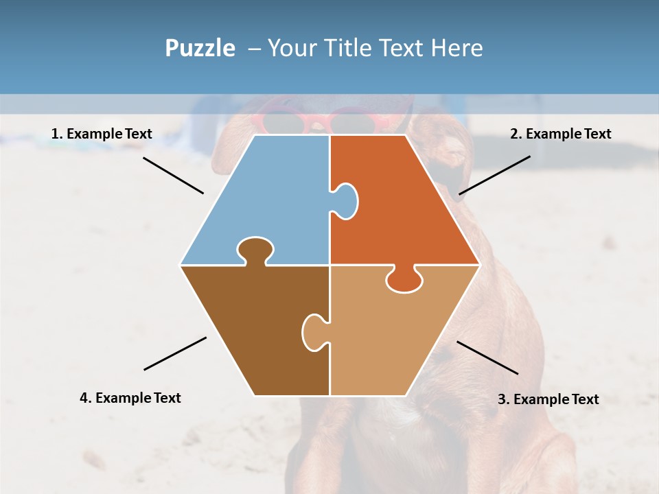 Sand Humor Tropical PowerPoint Template