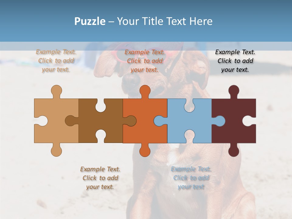 Sand Humor Tropical PowerPoint Template