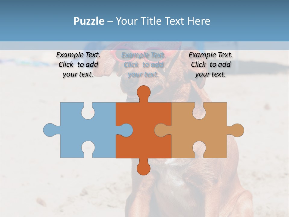 Sand Humor Tropical PowerPoint Template