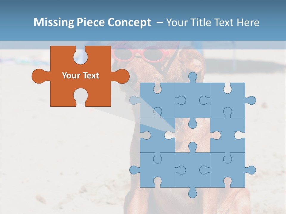 Sand Humor Tropical PowerPoint Template