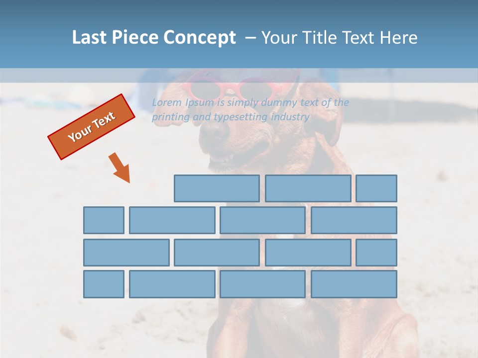 Sand Humor Tropical PowerPoint Template