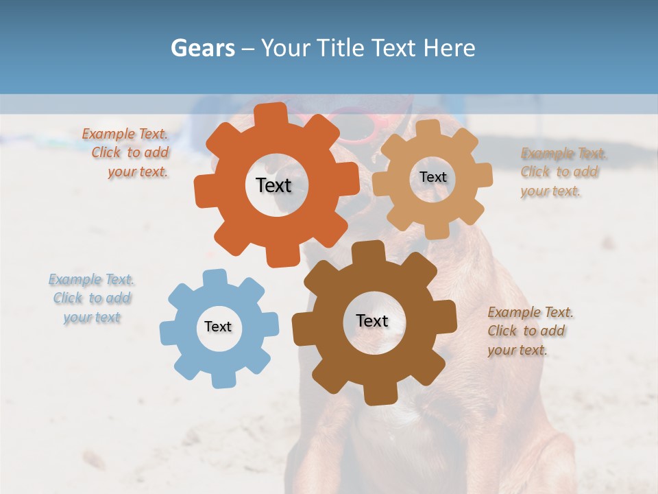 Sand Humor Tropical PowerPoint Template