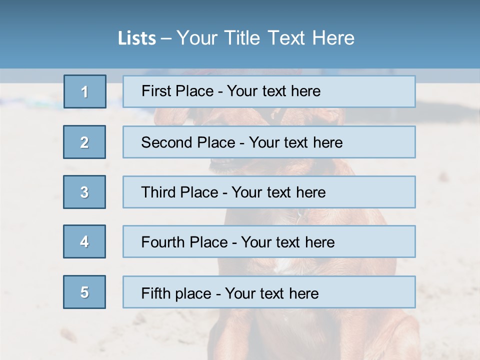 Sand Humor Tropical PowerPoint Template