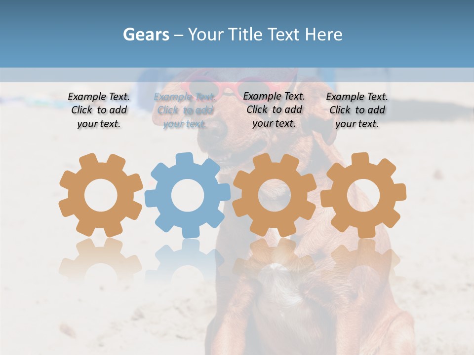 Sand Humor Tropical PowerPoint Template