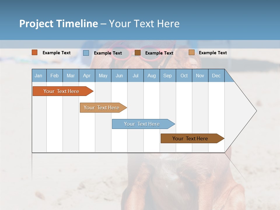 Sand Humor Tropical PowerPoint Template