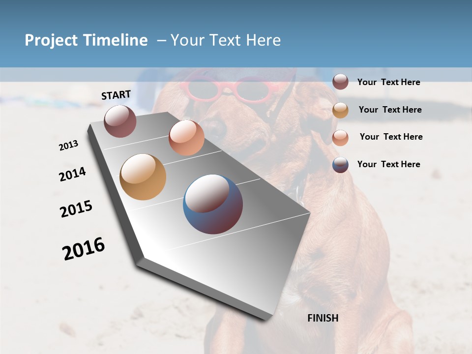 Sand Humor Tropical PowerPoint Template