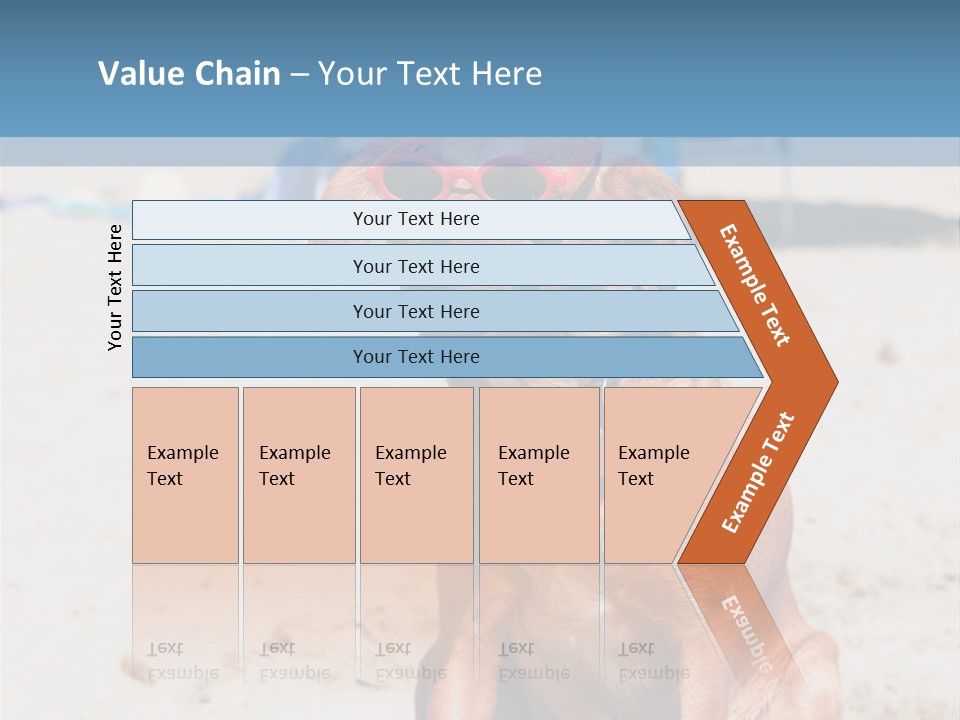 Sand Humor Tropical PowerPoint Template
