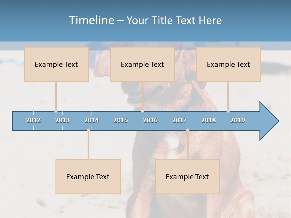 Sand Humor Tropical PowerPoint Template