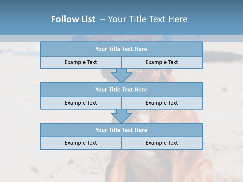 Sand Humor Tropical PowerPoint Template
