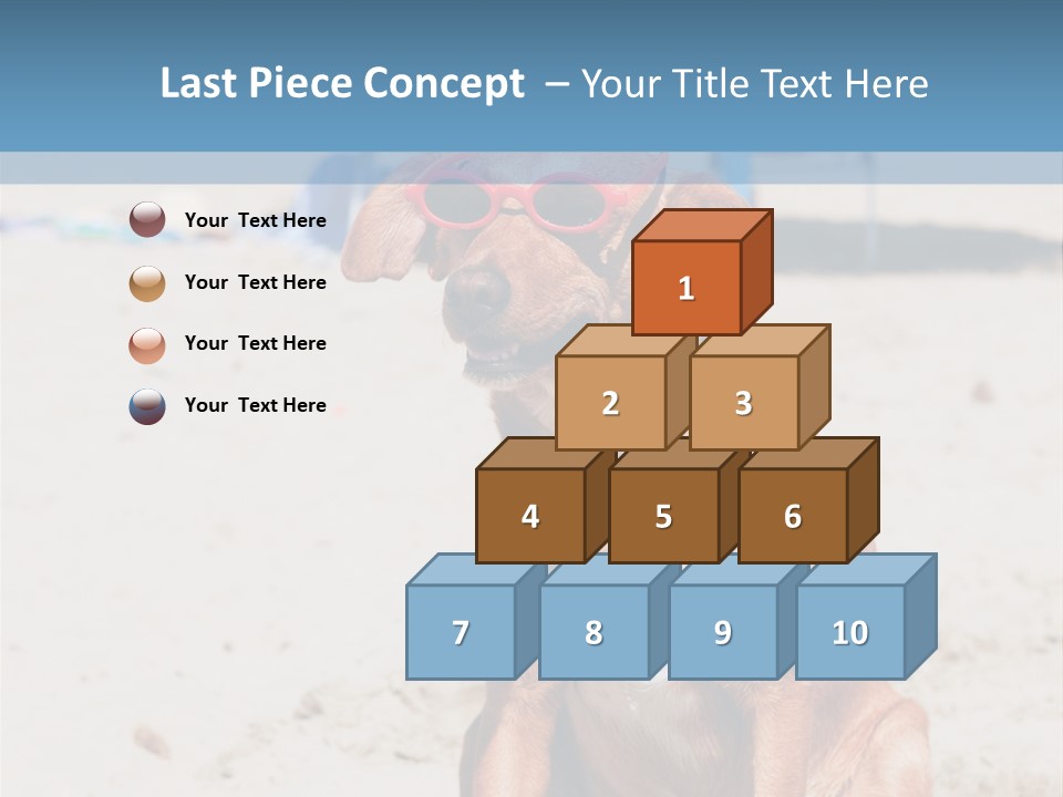 Sand Humor Tropical PowerPoint Template