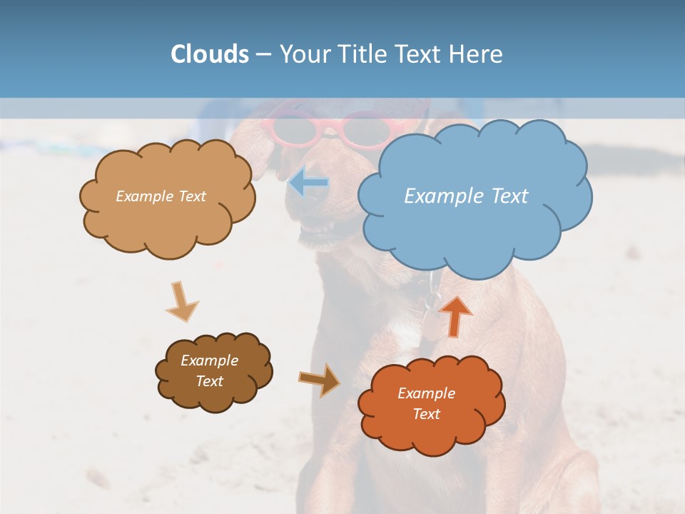 Sand Humor Tropical PowerPoint Template