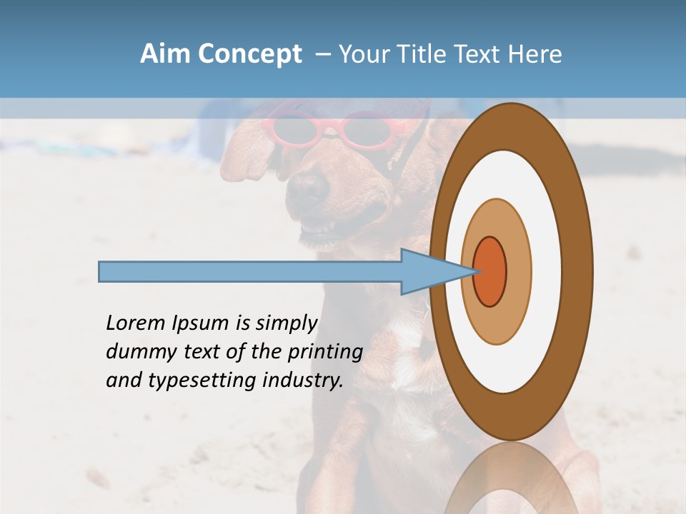 Sand Humor Tropical PowerPoint Template