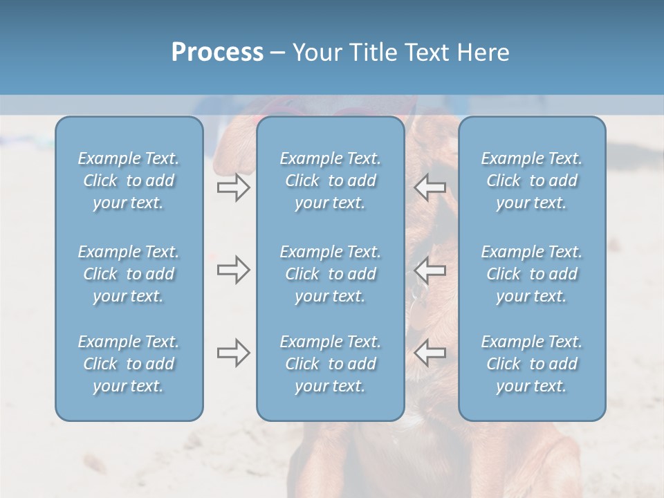 Sand Humor Tropical PowerPoint Template