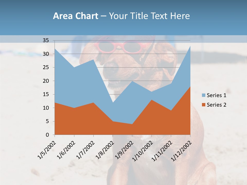 Sand Humor Tropical PowerPoint Template