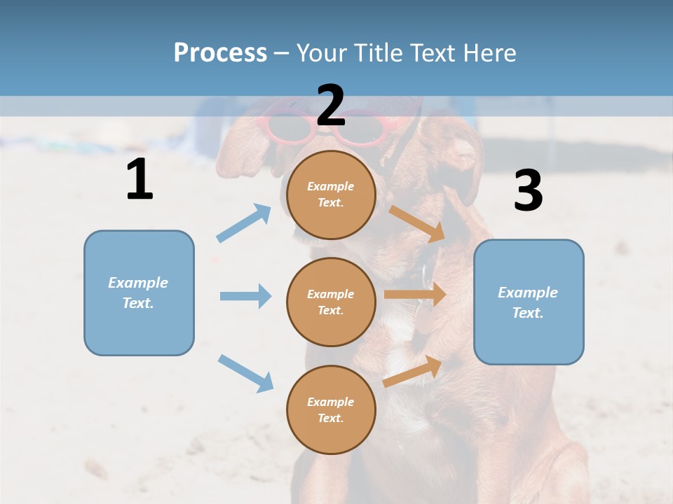 Sand Humor Tropical PowerPoint Template