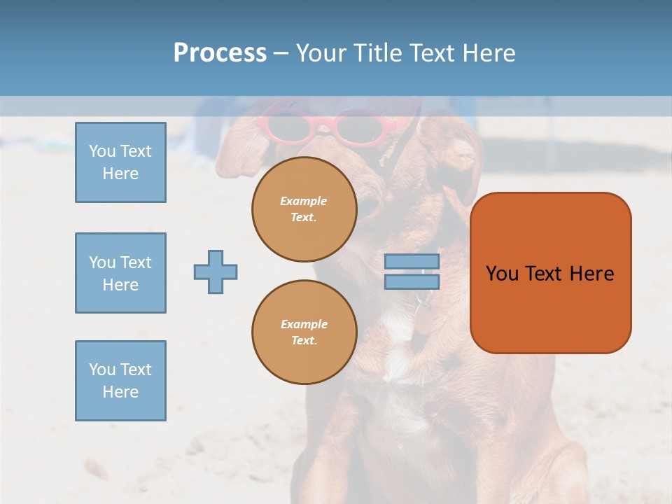 Sand Humor Tropical PowerPoint Template