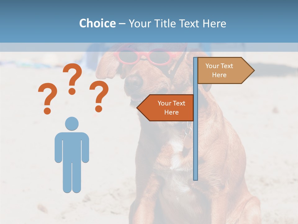 Sand Humor Tropical PowerPoint Template