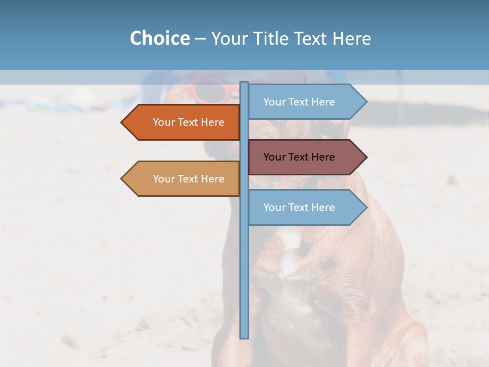 Sand Humor Tropical PowerPoint Template