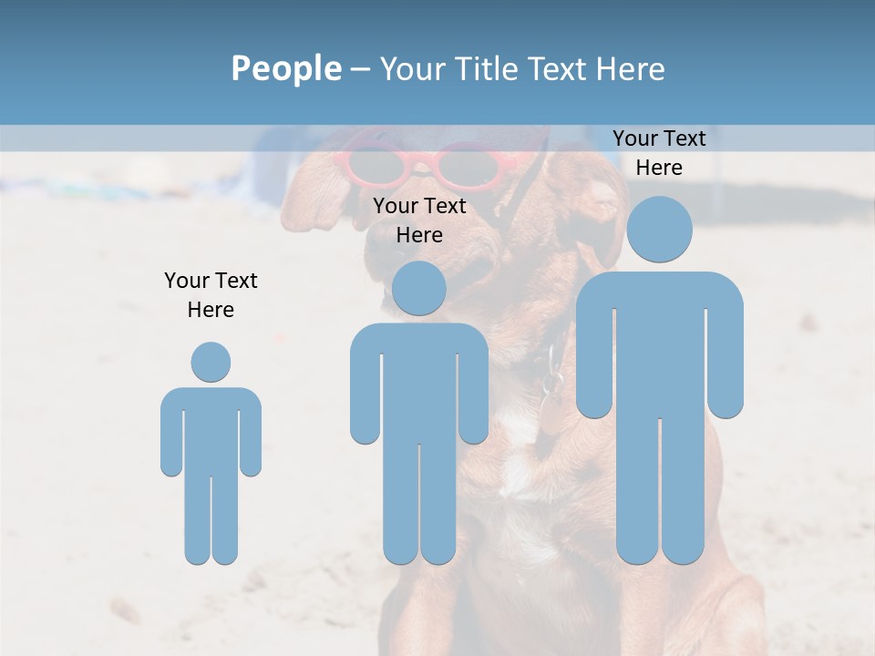 Sand Humor Tropical PowerPoint Template