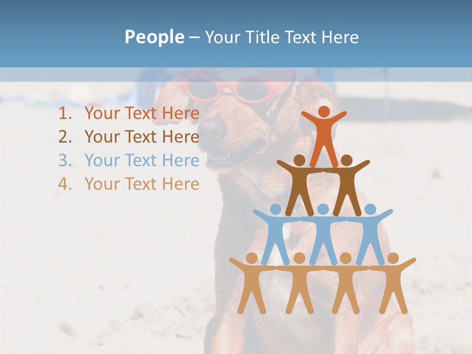 Sand Humor Tropical PowerPoint Template